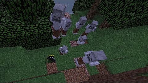 Minecraft speedrunner vs 7 AI Hunter - Pojavlauncher