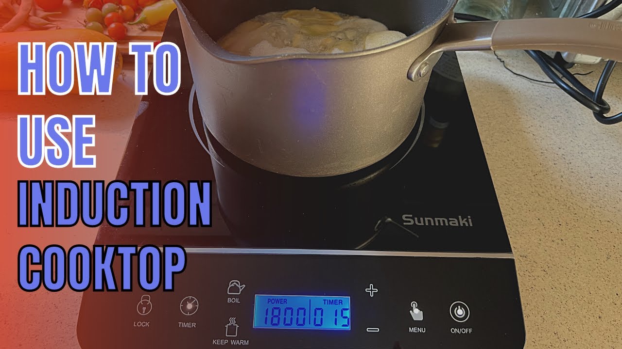 Portable Induction Cooktop 1800-Watt Single Burner Electric Hot