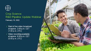 Crop Science R&D Pipeline Update Webinar