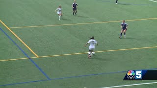 UVM win's first game against D-1 Opponant at Virtue Field