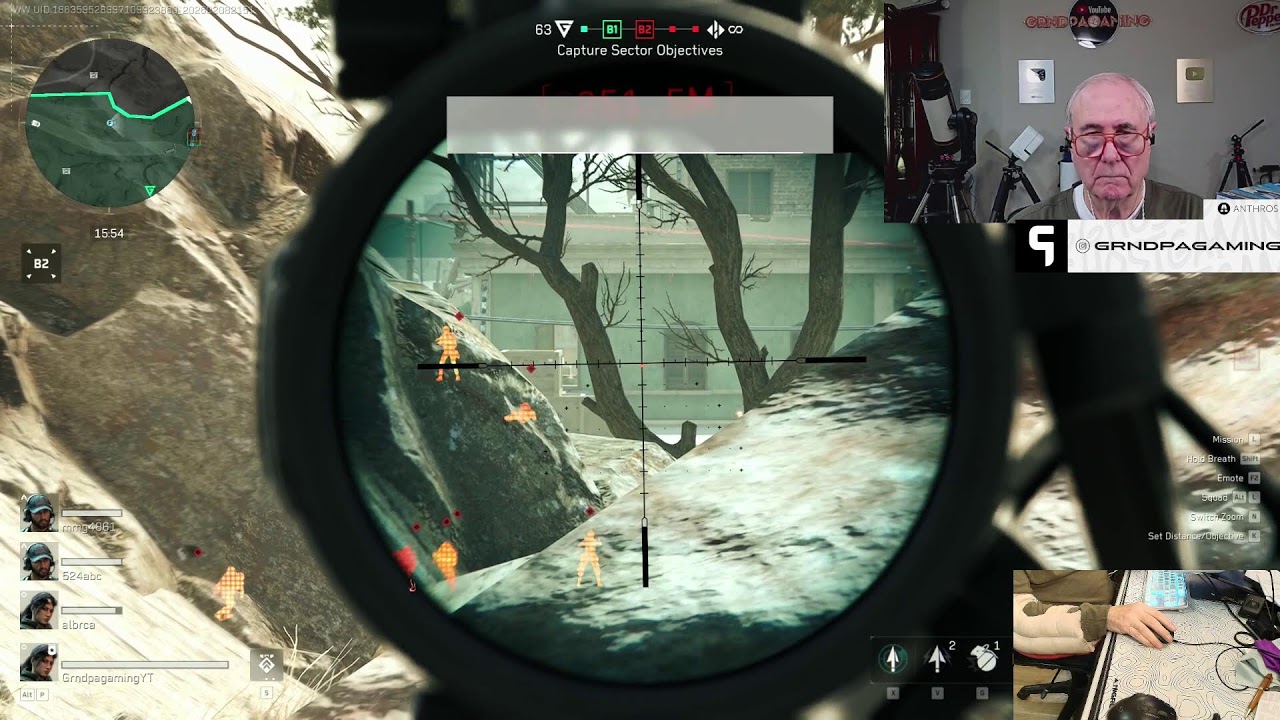 Gramps Clears the AO Like It’s His Lawn