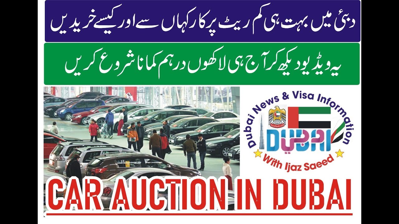 Dubai car auction business / car auction infromation دبئی میں کاربزنس