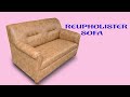 how to make sofa reupholster