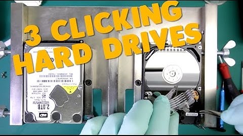 hard drives with clicking sounds | 3 dead head drives recovered