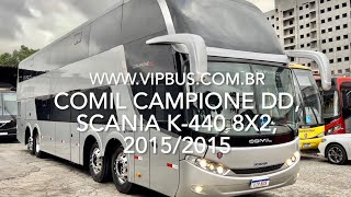 Comil Campione Dd, Scania K440 8X2, 20152015. Vip Bus