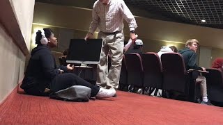 Playing Video Games In Lecture PRANK!