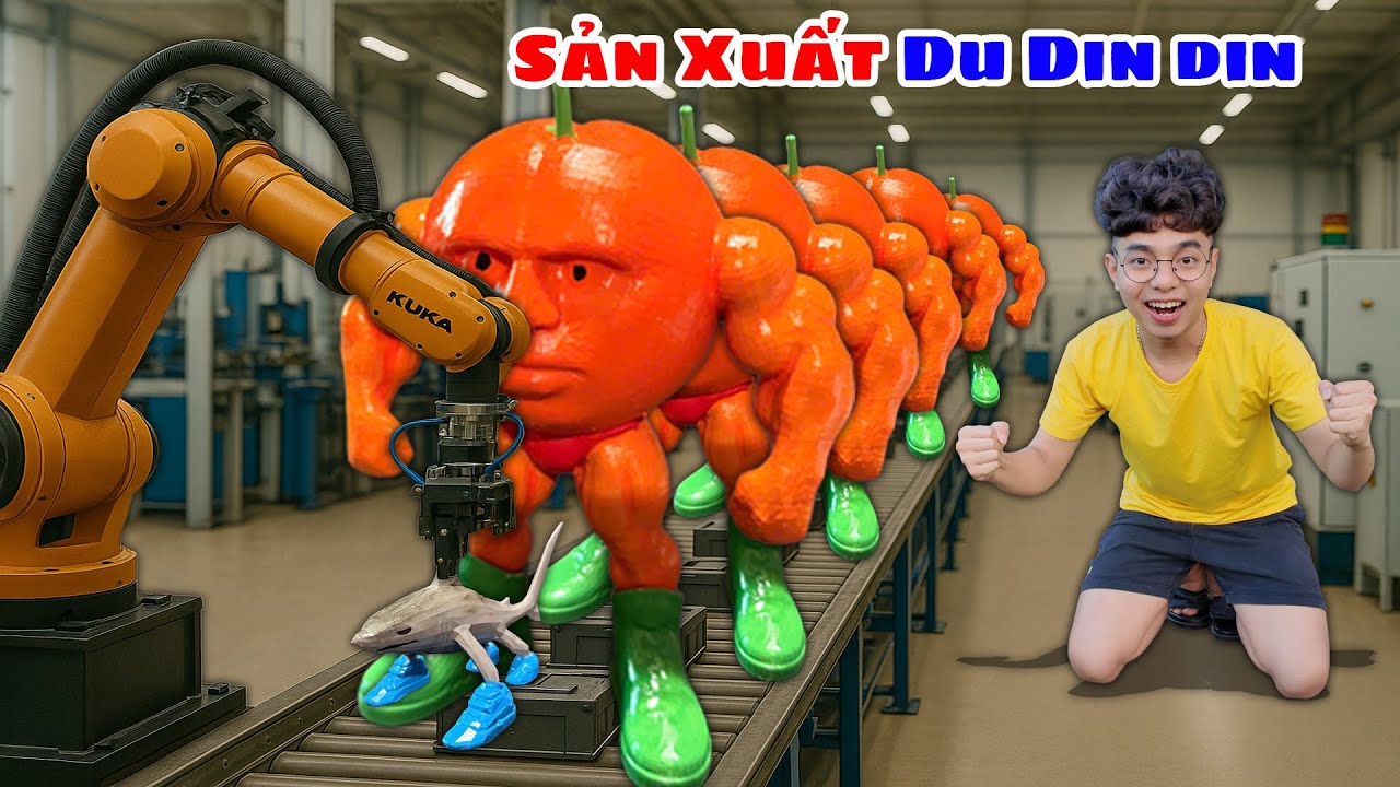 Тханг Те Те открывает производственную линию по продаже Monster DIN DIN DIN DUN