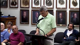 Dr. Robert Kimball addresses Watertown City Council July 17, 2023
