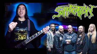 SUFFOCATION - SYNTHETICALLY REVIVED Lesson / Tutorial [Standard C# Tuning] | DMT Episode 7