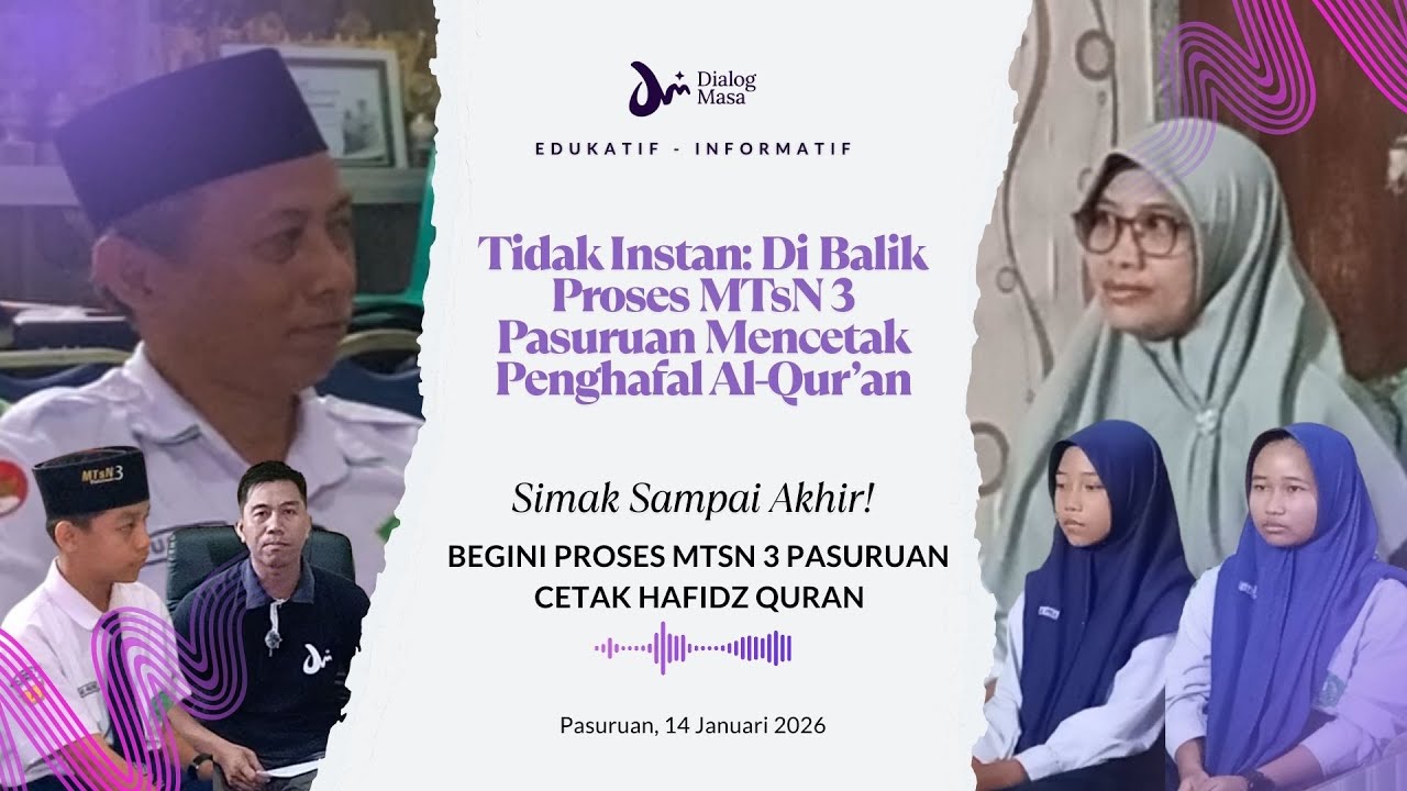 Tidak Instan: Di Balik Proses MTSn 3 Pasuruan Mencetak Penghafal Al-Qur’an