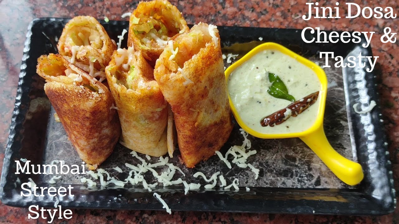 Jini Dosa Recipe Cheese Masala Burst Dosa Mumbai Street Style Jini Dosa FoodCraft 5015