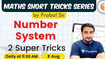 Maths Short Tricks by Prabal Lavaniya | Number System Tricks | Number System Tricks