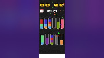 water sort puzzle 🧩 level 1770 #mobilegames