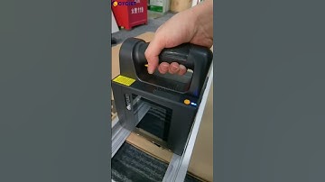 How to Print Information on Carton by CYCJET S88-4L Handheld Inkjet Printer