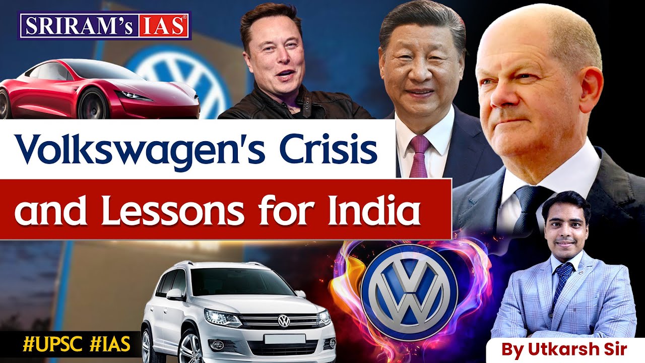 How Volkswagen's crisis can damage Germany economy ? Lessons for India | UPSC | SRIRAM's IAS