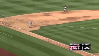 2013/09/15 Asche's barehanded play