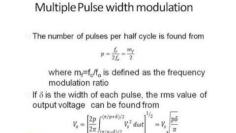 M5 PE L2 Voltage Control in Inverter Multiple PWM