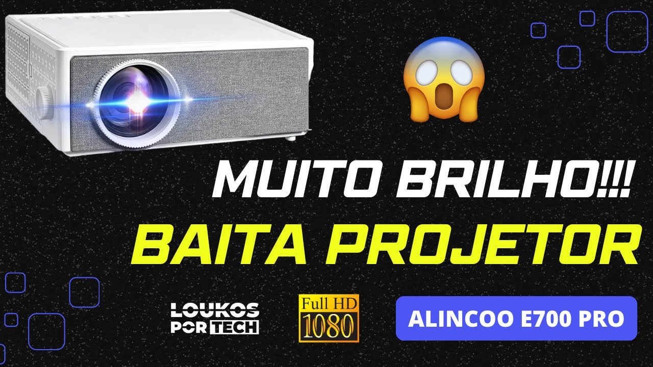 MUITO BRILHO! EXCELENTE PROJETOR FULL HD PARA AMBIENTES CLAROS ...