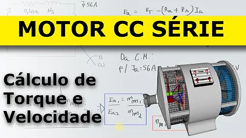 Como calcular corrente de um motor CC?