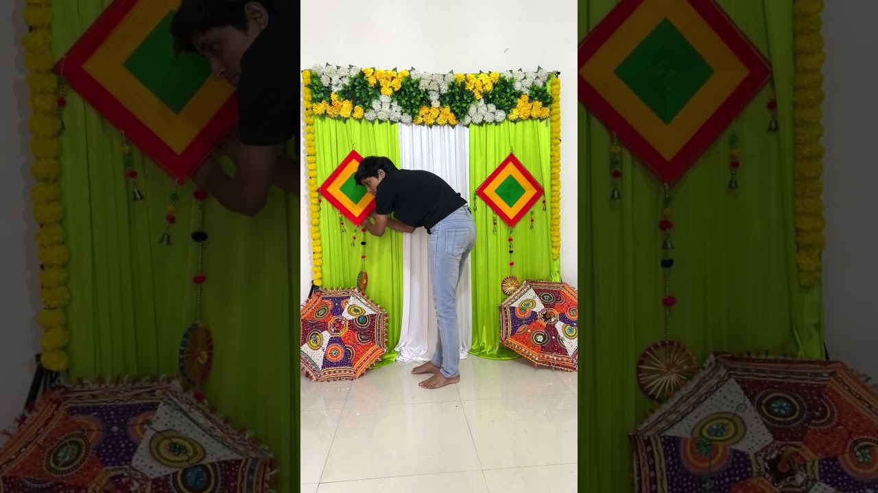 Mehndi Backdrop Decoration