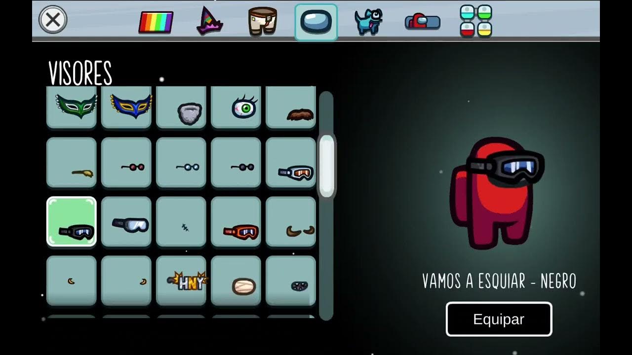 todas las visores en among us YouTube