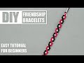 Twist zigzag simple spiral link chain macrame friendship bracelets  easy tutorial for beginner