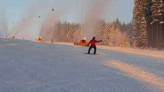 SNOWBOARDING - Smýkaný oblouk s odlehčením vzhůru