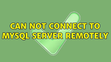 Can not connect to MySql server remotely (3 Solutions!!)