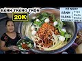 Ngon Rẻ Xe BÁNH TRÁNG TRỘN 20K Nhìn Là Muốn Ăn Của Chị Ngọc Núp Hẻm Sâu Ít Ai Biết Tới