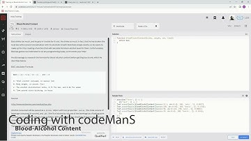 Codewars 8 kyu Blood-Alcohol Content JavaScript