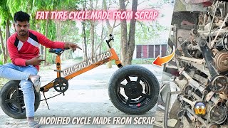 Fat Tyre Cycle Made From Scrap