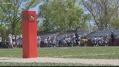 Citadel football brings spring practice to the Midlands thumbnail