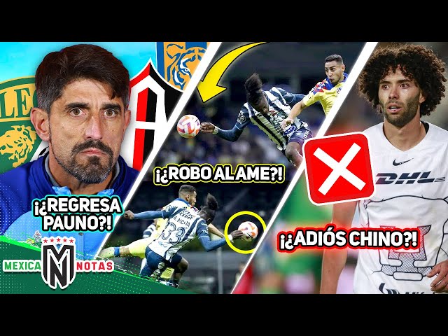 2 equipos de Liga MX QUIEREN A PAUNO😱| ¡¿LE ROBARON AL AME?!🚨| Chino Huerta CON 1 PIE FUERA de Pumas class=