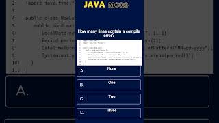 Java MCQs 21 Profile