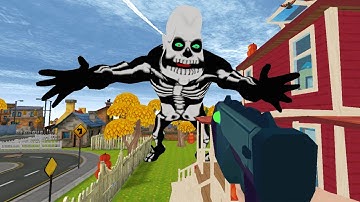 Dark Riddle Halloween Part 132 ( Skeleton ) Gameplay New Update 4.2.1