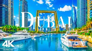 FLYING OVER DUBAI 4K UHD - Relaxing Music With Beautiful Nature Scenes - 4K Video UHD