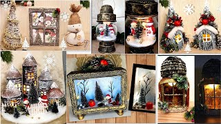 8 Christmas Decoration Ideas with Recycled materials/ Amazing crafts for Christmas