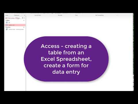 Access - import