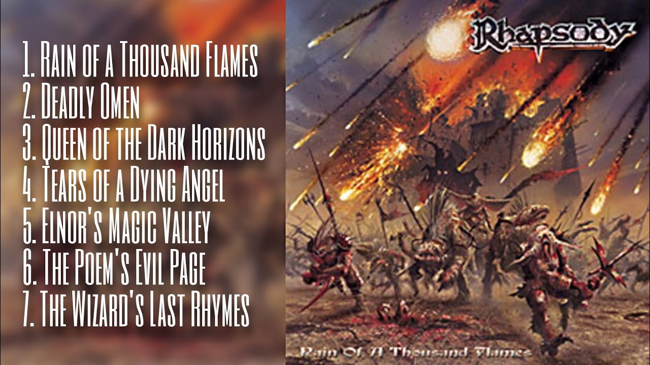 RHAPSODY RAIN OF A THOUSAND FLAMES 2001 Full Album YouTube