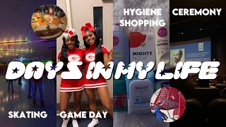 ☆DAYS IN MY LIFE☆(skating, game day, hygiene shopping, ceremony)||Destiny Ja’Nay