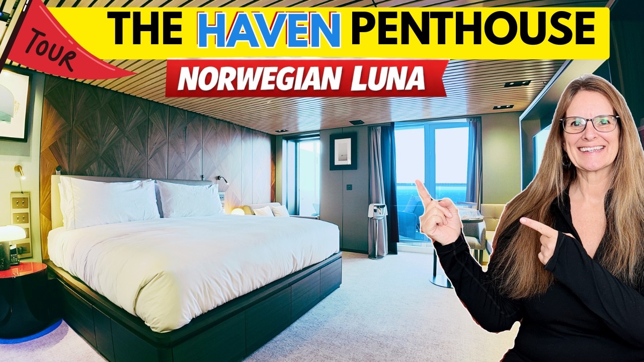 Take A LOOK INSIDE The NCL LUNA Haven Penthouse Balcony!