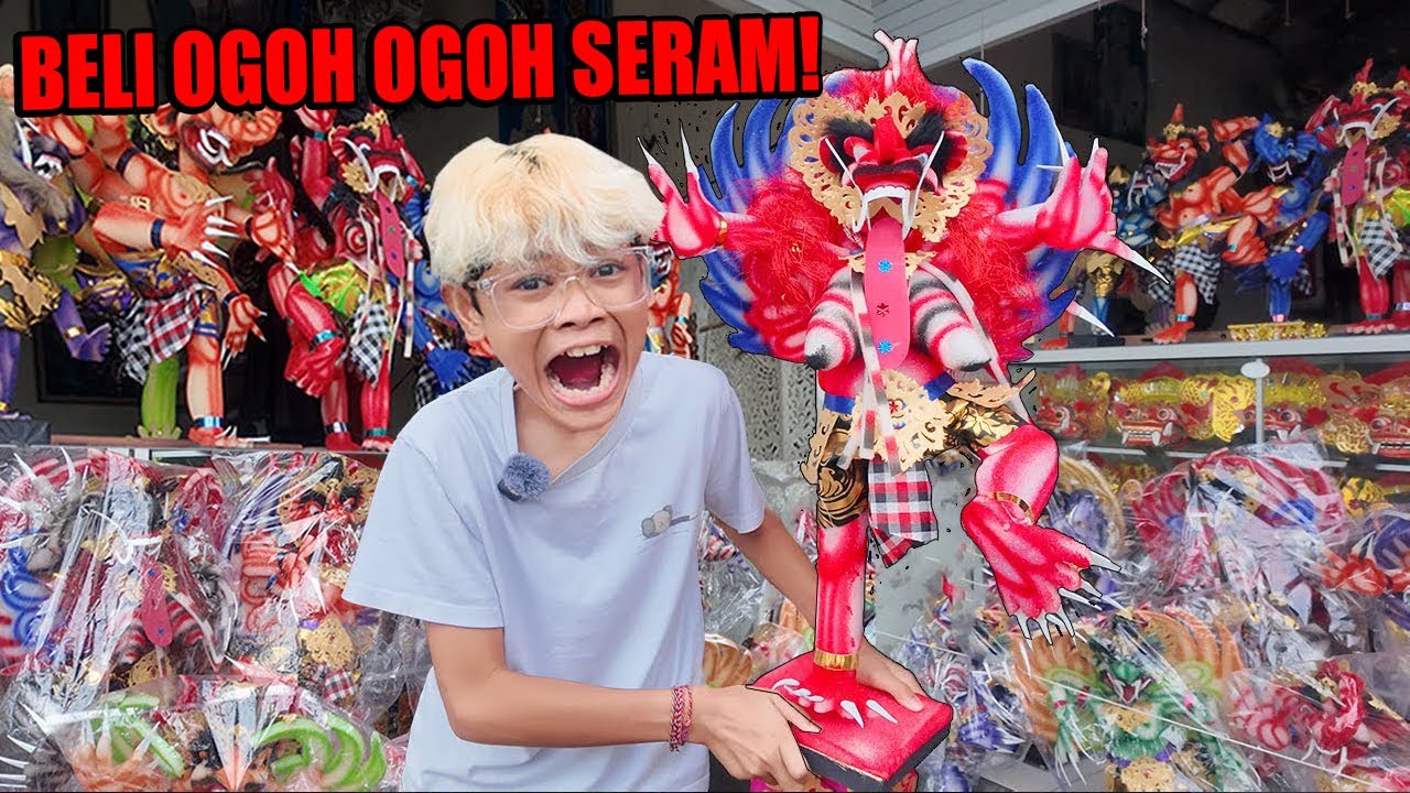 BELI SEMUA OGOH - OGOH YANG PALING SERAM!!! BOCIL DIIKUTIN YANG GIGI NYA PANJANG!