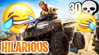 30 KILLS ONLY USING VEHICLES IN WARZONE *HILARIOUS*