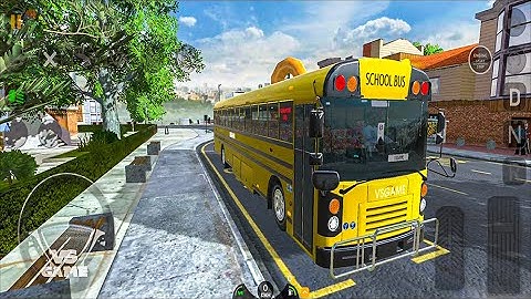 New School Bus Driving - Bus Simulator 2023 NEW UPDATE - Gameplay