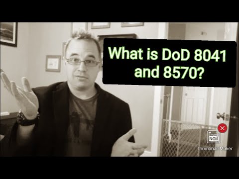 What is DoD 8041 and DoD 8570