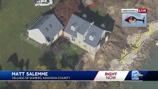 Crews prepare to demolish "cliff hanging" house