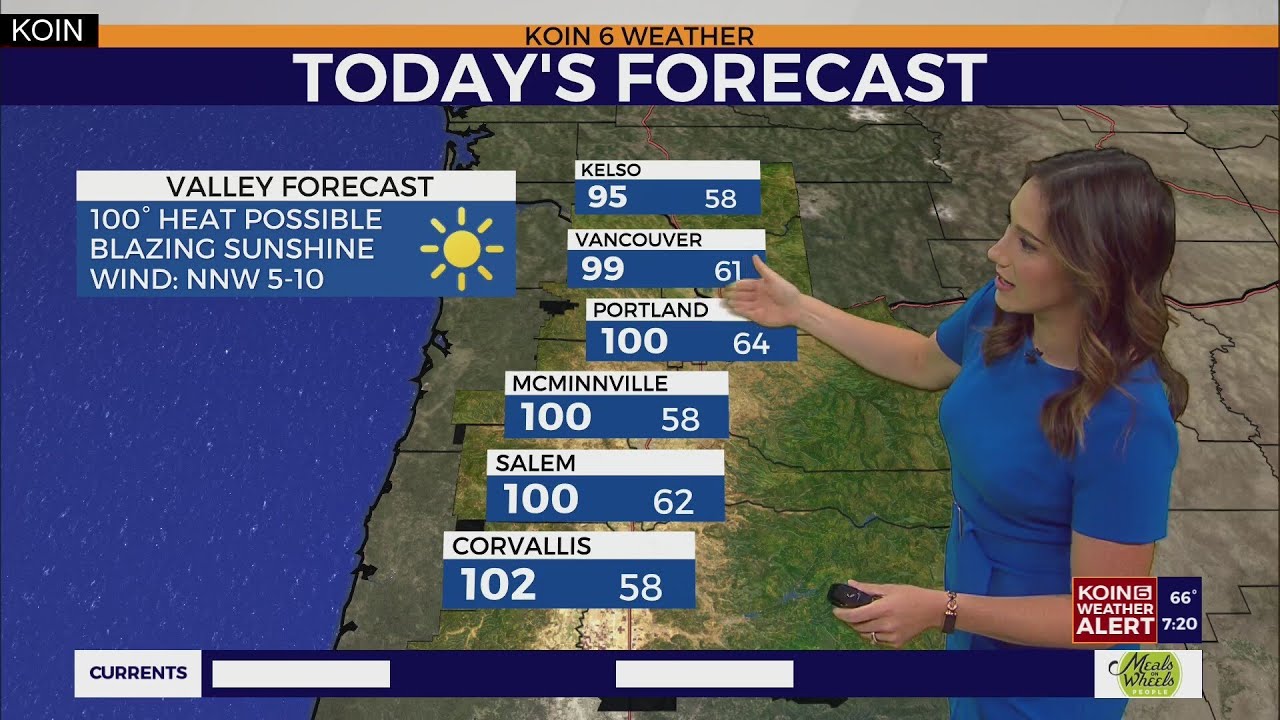 Weather forecast: 100° Heat Wave Begins Today - YouTube