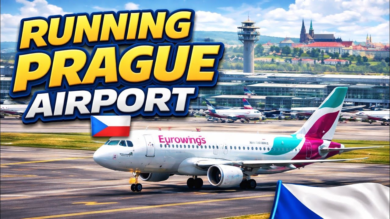 Running Prague Airport at Peak Traffic ✈️ | World of Airports Gameplay