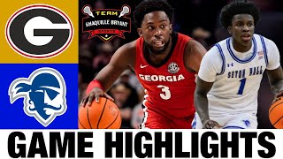 Georgia vs Seton Hall Highlights | 2024 NCAA Men's Basketball Championship - Semifinal