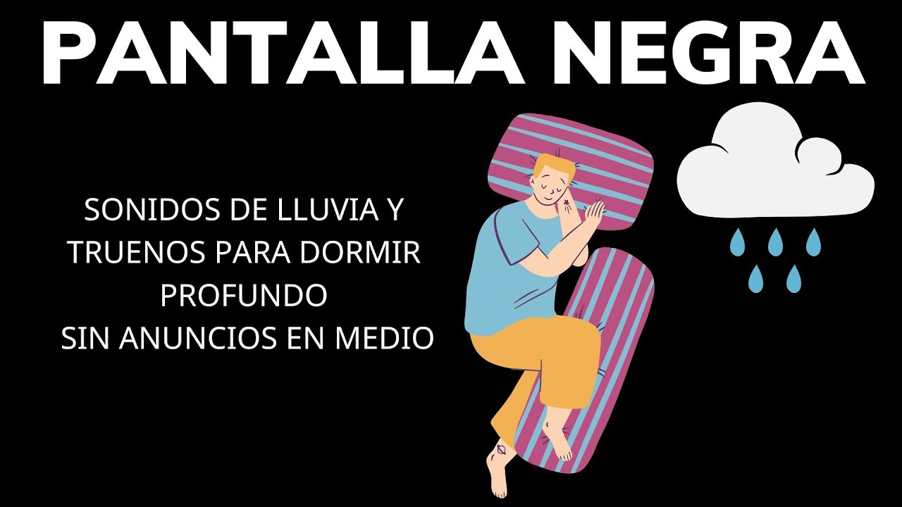 Sonidos de Lluvia y Truenos para Dormir Profundo | Sin Anuncios en ...